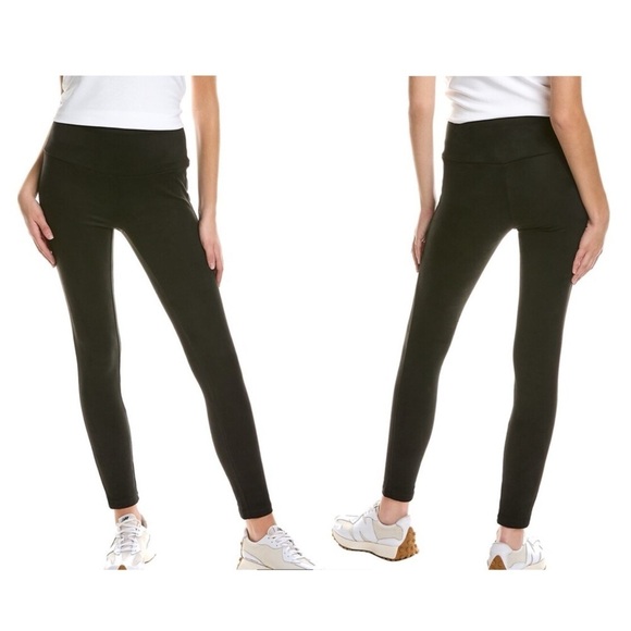 J MCLAUGHLIN LORI LEGGINGS PULL ON YOGA WORKOUT GYM HIKING SPORTY CASUAL BLACK M - Picture 1 of 10